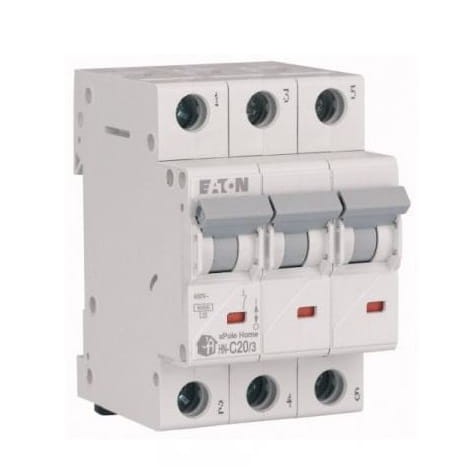 Überstrom-Schutzschalter C 20A 3P 6kA HN-C20/3 xPole Home 194892 EATON GPV-401-88