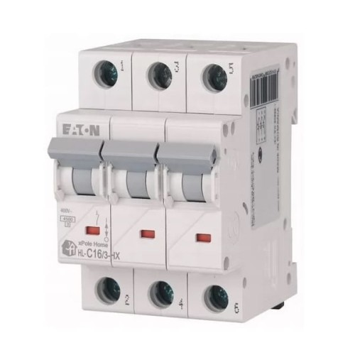 Überstrom-Schutzschalter C 16A 3P 6kA HN-C16/3 xPole Home 194891 EATON GPV-401-103