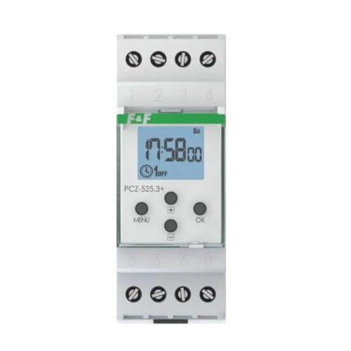 Astronomischer programmierbarer Timer mit Nachtintervall 1-Kanal PCZ-525.3 F&F FILIPOWSKI GPV-401-108