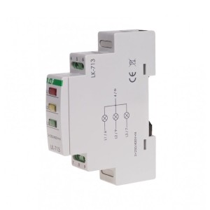 Blinkleuchte 3×230V+N 3xLED grün LK-713 G F&F FILIPOWSKI