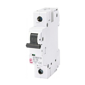 Überstrom-Schutzschalter B 16A 1P 10kA ETIMAT10 002121716 ETI