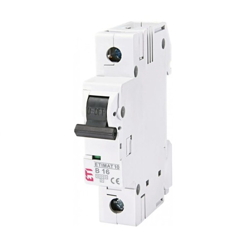 Überstrom-Schutzschalter B 16A 1P 10kA ETIMAT10 002121716 ETI GPV-401-131