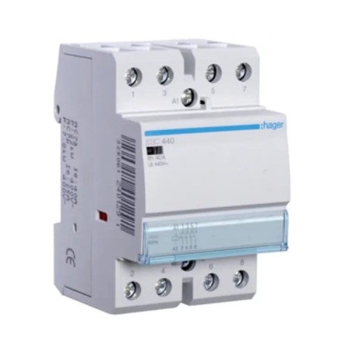 Modulares Schütz 230V AC 4NO 40A ESC440 HAGER GPV-401-159