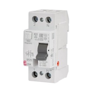 Fehlerstrom-Schutzschalter 2P 40A 30mA AC Typ EFI6-P2 AC 40/0.03 002061252 ETI