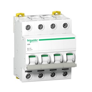 3-Phasen-Lasttrennschalter 4P 100A 415V AC iSW-100-4 Acti9 A9S65491 SCHNEIDER ELECTRIC