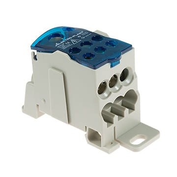 ELEKTRO-PLAST Schaltgeräteblock 1-polig 125A TH35 blau UKK-125 GPV-401-214