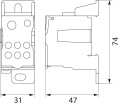 ELEKTRO-PLAST Schaltgeräteblock 1-polig 125A TH35 blau UKK-125 GPV-401-214 (2)