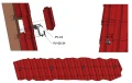 Dachhaken Vario Klasse 5-6-5 - 3x Verstellbar Edelstahl 1.4016 - 120mm - Verstärkt PV-08-34 (3)