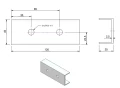 Profilverbinder 12cm Eloxiert PV-18-05 (2)