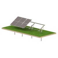 Photovoltaik-Bodenmontage T1V Strong für 6 Module