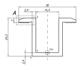 Zentralklemme - Loch M8 - Aluminium 6060 - H24 PV-04-01 (3)