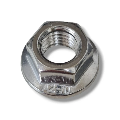 Sechskant Flanschmuttern M10 mit Sperrverzahnung DIN 6923 PV-13-02