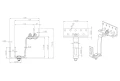 Vario-Dachhaken Klasse 5-5-5 - 3x verstellbar Edelstahl 1.4016 - 120 mm PV-08-38 (2)