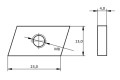 Gewindeeinsatz M8 Typ 28/15 A2 Stahl scharfkantig GPV-11-01 (2)