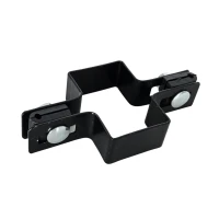 Zwischenschelle für Zaunpaneele 40x60 mm schwarz