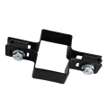 Zwischenhalterung für Zaunelemente 40x60 schwarz GPV-700-02 (2)