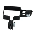 Eckschelle für Zaunpaneele 40x60 schwarz GPV-700-07