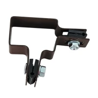 Eckwinkel für Zaunpaneele 40x60 mm braun