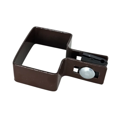 Endschelle für Zaunpaneele 40x60 braun GPV-700-15