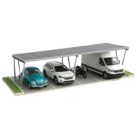 Carport Autoüberdachung VICA 2x2 cars