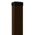 Zaunpfosten 60x40x1,2 mm, Länge 2,4 m, braun RAL 8017 GPV-700-68 (1)