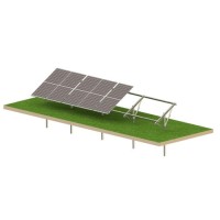 Solar KIT T1V Strong – Bodenmontage-Konstruktion für 8 PV-Module
