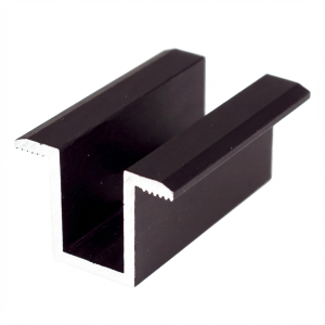 Zentralklemme - Loch M8 - Aluminium 6060 - H24 Eloxiert