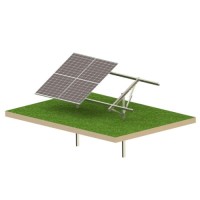 Solar-Montagesystem T1V Light – Bodenmontage für 4 PV-Module