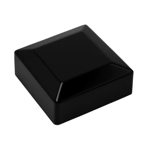 Pfostenkappe Abdeckkappe für Zaunpfosten 80x80 schwarz