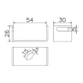 Halter für Bandstahl B bis 50x4mm galvanisch verzinkter Stahl 000-172 (2)