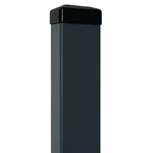 Zaunpfosten 60x40x1,2 mm, Länge 2,0 m, Graphit RAL 7016