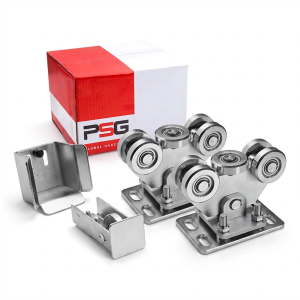 Laufwagen-Set für freitragende Schiebetore + Zubehör KIT für Schiene 70