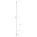 Zusammenklappbare Erdungsstange Morse-Konus 16x1500 mm OG PV-23-01 (3)