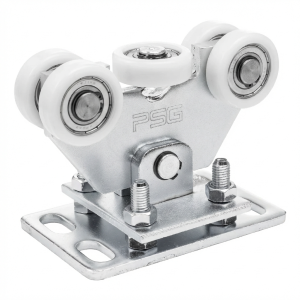 Paket Nylon-Laufwagen für freitragende Schiebetore + Zubehör KIT für Schiene 80