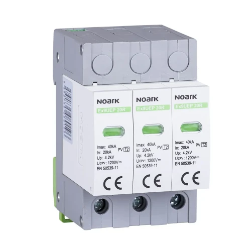Überspannungs-Ableiter - SPD Ex9UEP, Typ II, 1200 V DC, 3 Module breit, für ungeerdete PV-Anlagen PV-200-108022