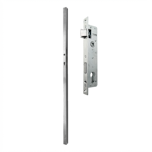 Pfosten 40x40x1,5x1500 mm mit Kassette und Schloss 90/20 000-251 (1)