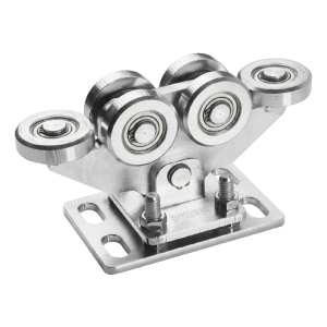 Laufwagen für freitragende Schiebetore 80/6 Stahlrollen