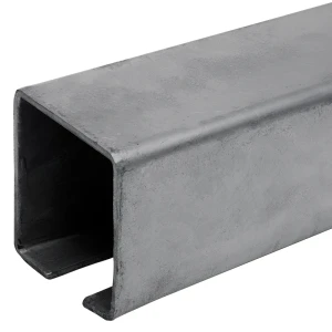 U-Profil Schiene für selbsttragende Schiebetore 80x80x27,5x5 mm 6000 mm