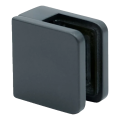 Glashalter 45x45x26 mm Anthrazit Glas 6-10,76 mm Zamak Flachsystem lackiert 000-269 (1)