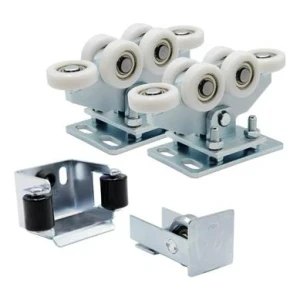 Laufwagen-Paket 80 (6-rollig, Nylonrollen) KIT für Schiebetore mit Zubehör