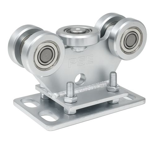 Laufwagen 80 Stahlrollen für Schiebetor mit Verstellung 5-rollig 000-314 (1)