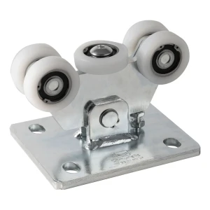 Laufwagen für Aluminiumprofil 5-rollig mit Kunststoffrollen