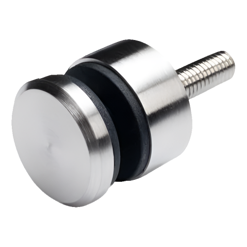 Punkthalter für Glas fi 30/13/M8x40 Glas 6-12 mm AISI 304 flaches System Satin 000-295 (1)