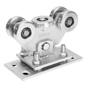 Laufwagen Tor 80 für Schiebetor mit 5 Stahlrollen verstellbar