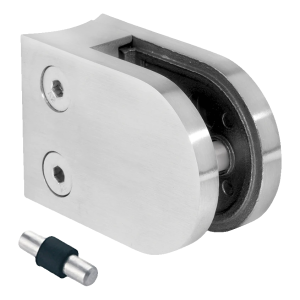 Glashalter 6-10,76 mm 50x40x26 mm Pin AISI 316 System 42,4 mm Satine