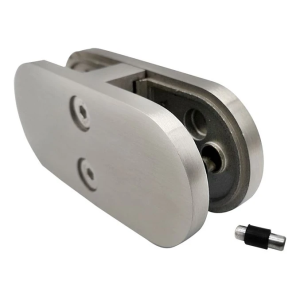Glashalter 6-12,76 mm 180° 106x45x30 mm Pin AISI 304 Satin