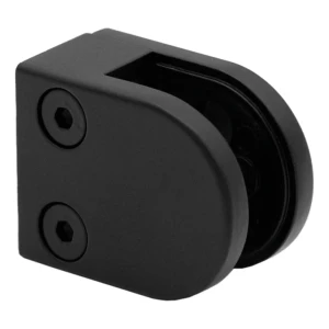 Glashalter 6-10,76 mm 50x40x26 mm Pin Zamak lackiert flaches System schwarz