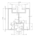 Aluminiumprofil 416cm 40x40mm für Hammerkopfschrauben eloxiert PV-01-09-AN (4)