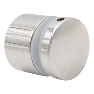 Punkthalter für Glas 8-21,52 mm fi 50/30/M10x45 AISI 304 flaches System poliert