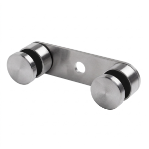 Glashalter doppelt 8-21,52mm Ø 30/M8 L=150mm AISI304 universal satiniert